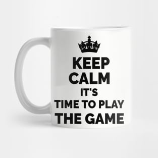 Keep Calm It's Time To Play The Game - WWE Triple H inspired Mug